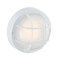 Westinghouse Fixture Wall Outdoor LED Dimmable 12W Round Sconce, Textured White White Glass 6113900 - alternate 8